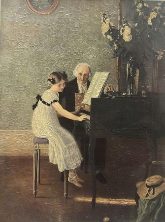 Quadro di  Anonimo Pianista  - stampa tavola 